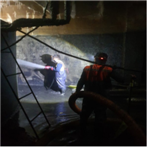 김포 신라빌딩 물탱크 및 멤브레인 세척작업(1)